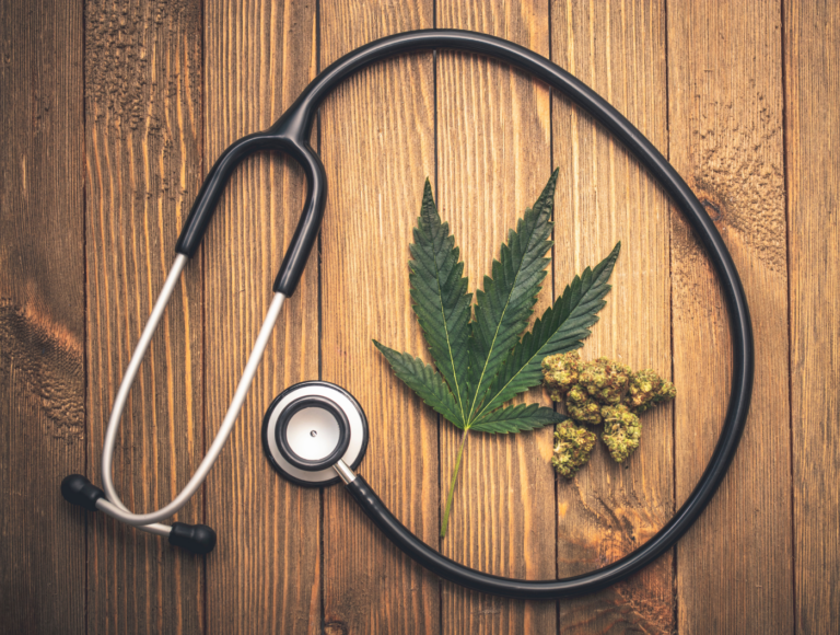 Cannabis and stethoscope