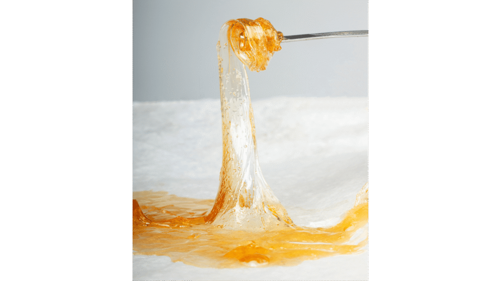 concentrate with dab spoon