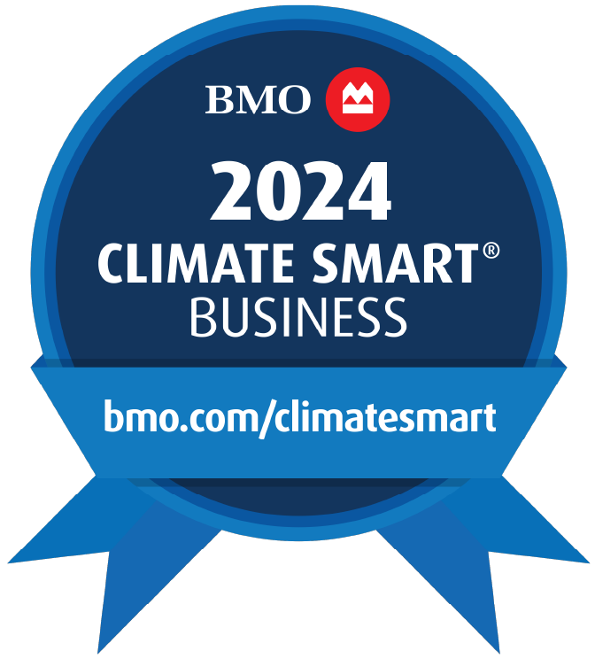 BMO Climate Smart Certified Business 2024 seal