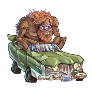 Cadillac one sticker art