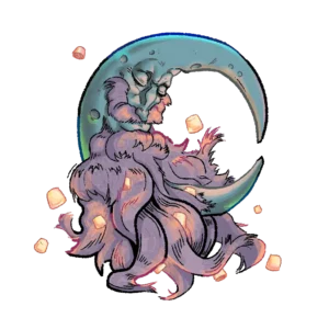 Moondrops sticker art