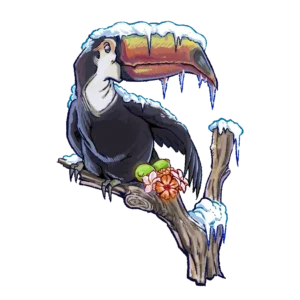 Paradise Frost sticker art