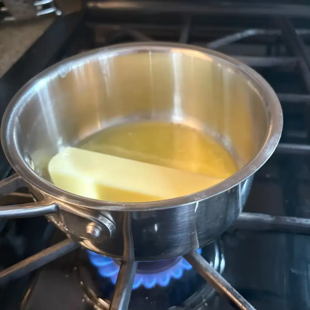 Melt butter