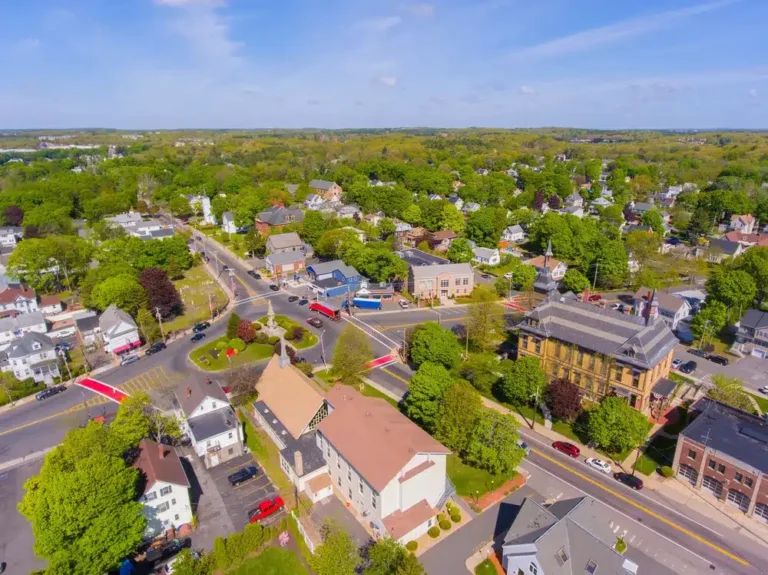 Saugus MA aerial view
