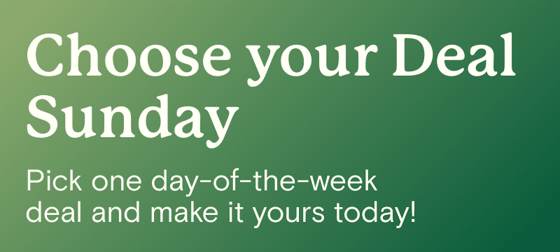 Choose Your Deal Sunday 800