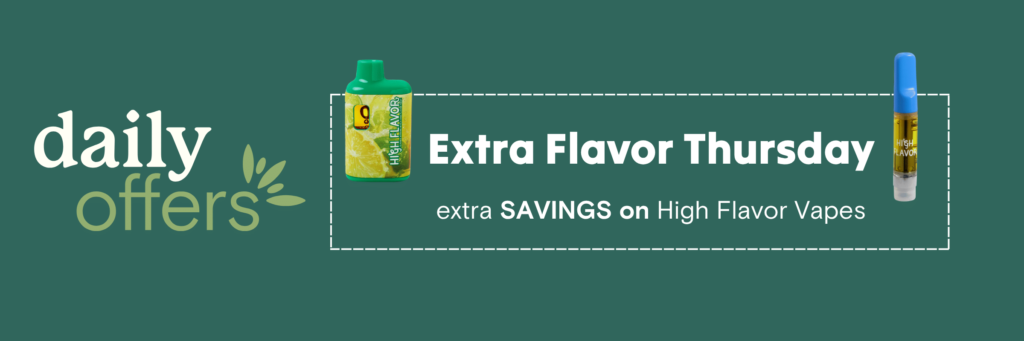 Daily Offers - Thursday - Save on High Flavor Vapes