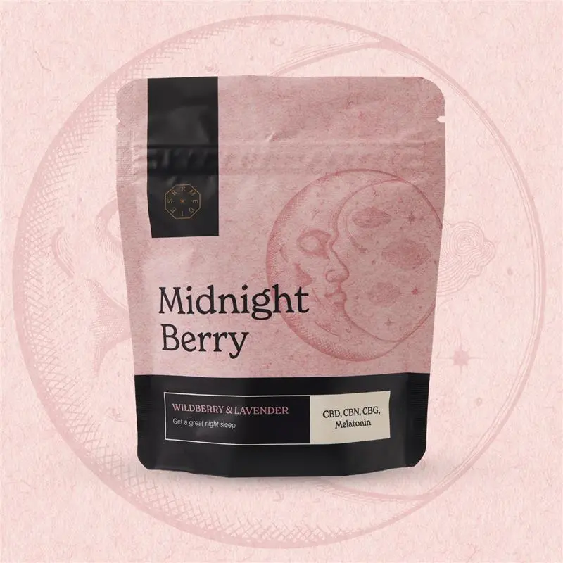 remedies midnight berry indica gummies