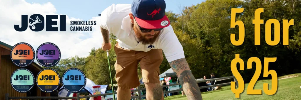 man mini-golfs outside - JOEI 5 for $25